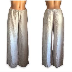 Club Monaco Wide Leg Linen Pants
